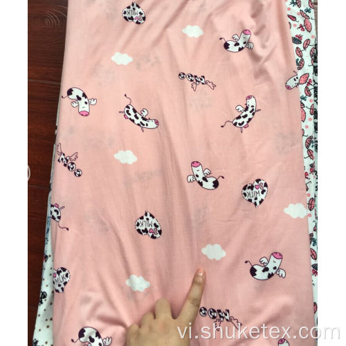 92% Polyester 8% Spandex Peach Skin in vải